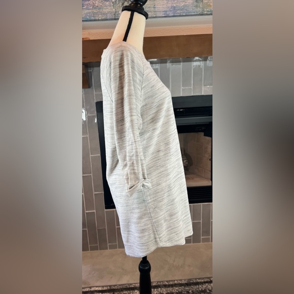 TopShop Textured Zip Tunic 3/4 sleeve size 10 - Picture 5 of 6